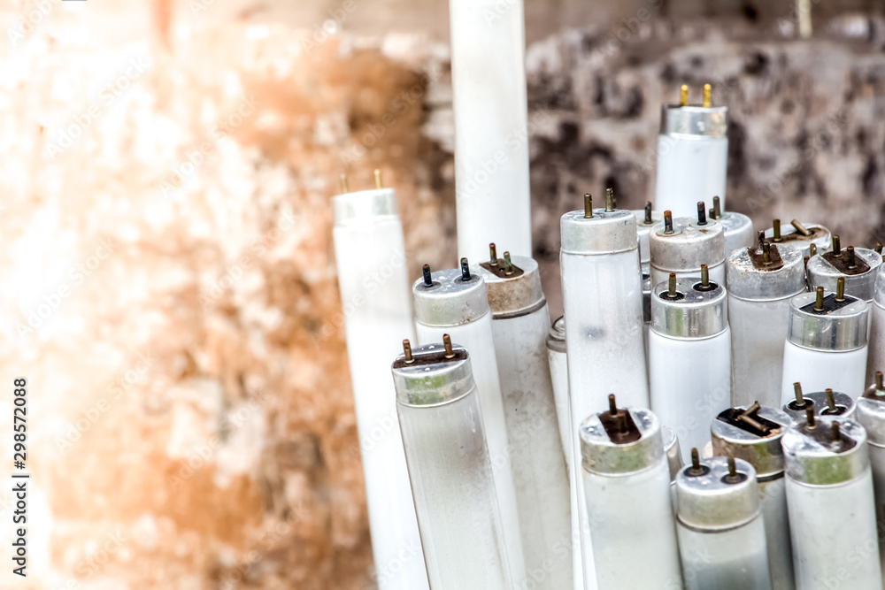 Straight Fluorescent Lamps are hazardous waste but can be used recycle