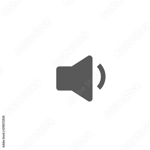 Sound icon vector isolated on white background, for your design, website, logo, application, UI.