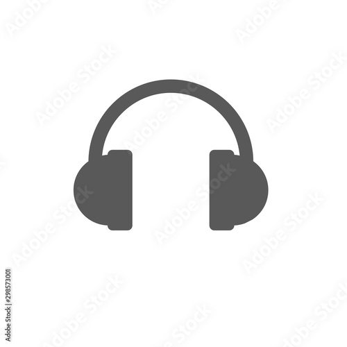 headphone icon vector isolated on white background. earphone symbol for your design, logo, application, UI.