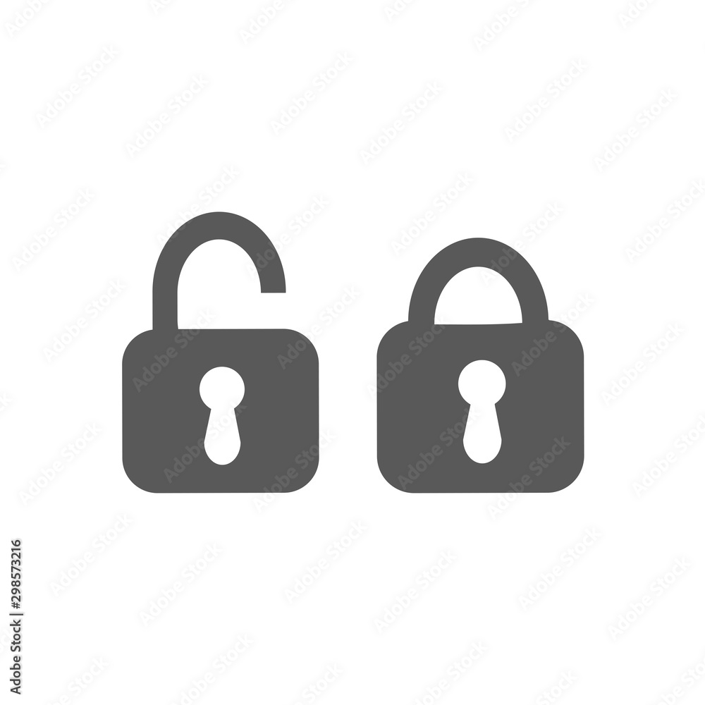 Padlock icon , vector illustration Padlock icon , vector illustration