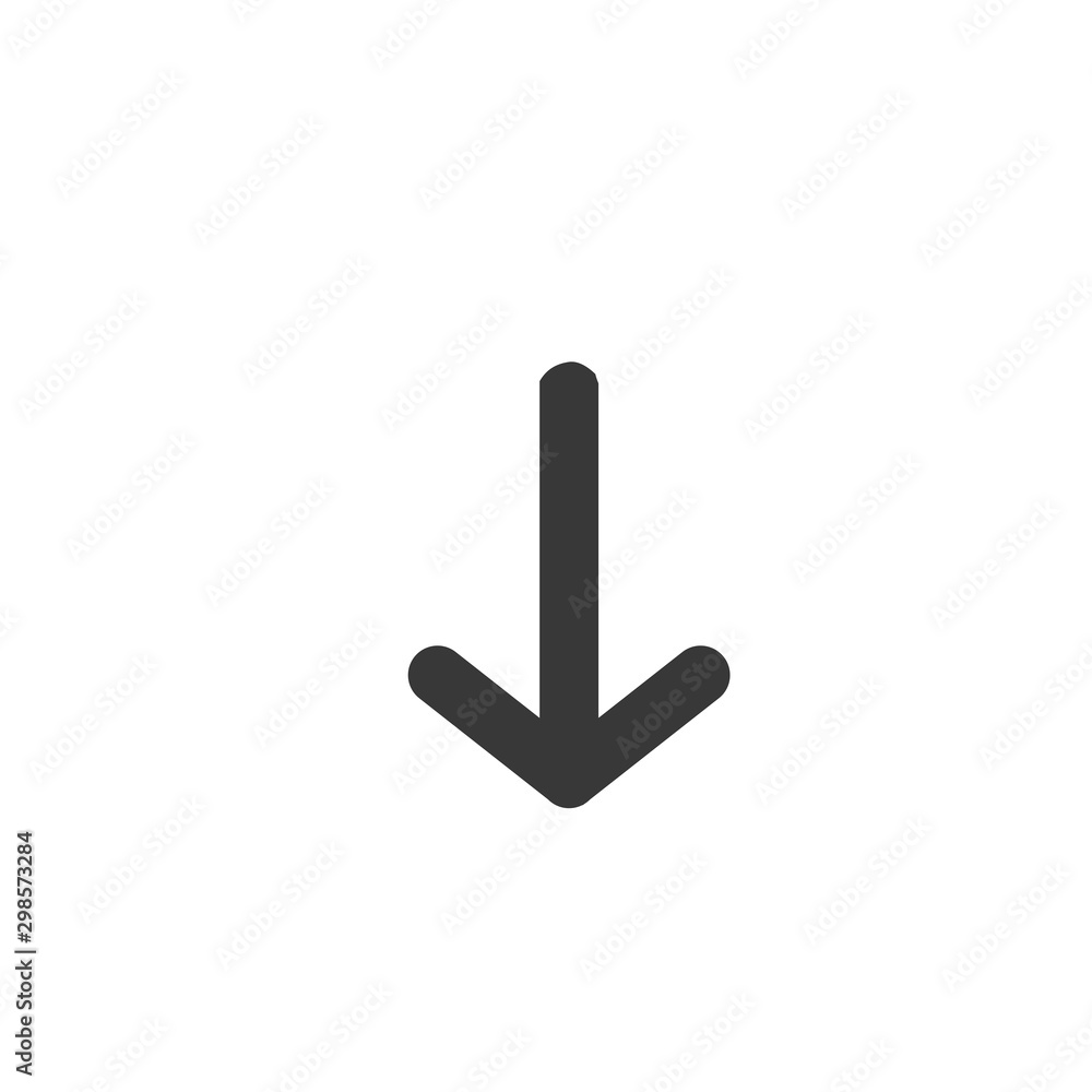 Arrow icon vector isolated on white background Arrow icon vector isolated on white background