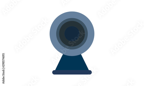 Webcam icon for video communication and web calls