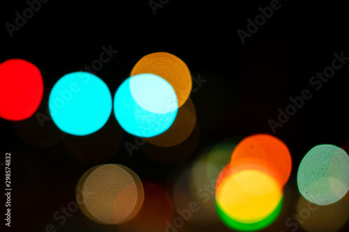 Wallpaper Mural Colorful Street Bokeh  Torontodigital.ca