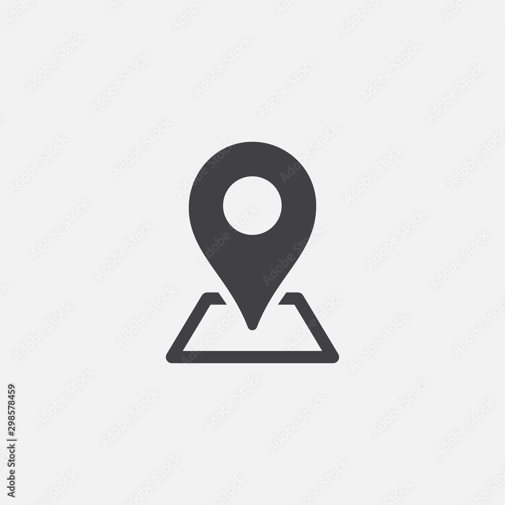 Pin map icon in flat style. Gps navigation vector illustration o. N isolated background. Target destination business concept Pin map icon in flat style. Gps navigation vector illustration o. N isolated background. Target destination business concept
