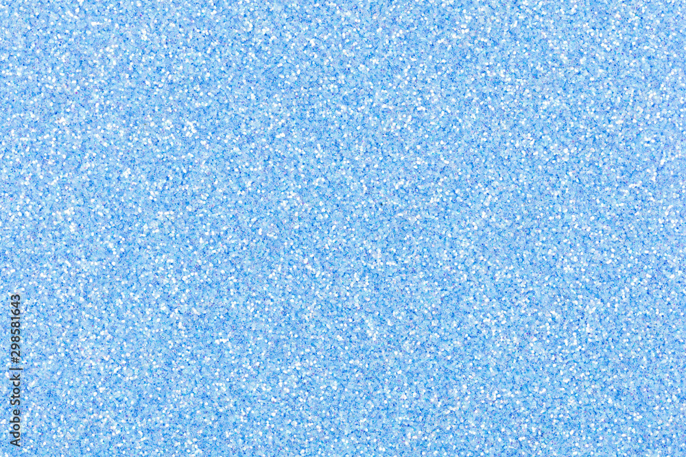 Shiny light blue glitter background, texture for superior elegant design  view. High quality texture in extremely high resolution, 50 megapixels  photo. Stock Photo