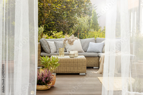 Obraz na plátně Modern designed porch