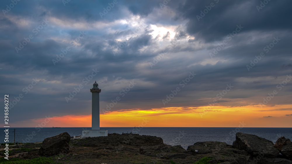 Cape Zanpa, Okinawa Japan (The best sunset spot)