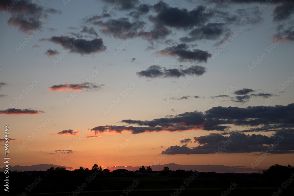 Obraz premium Sonnenuntergangsstimmung