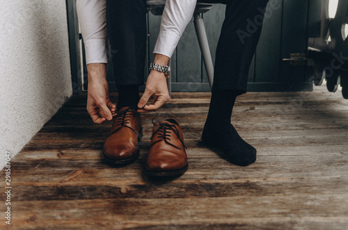 man in shoes