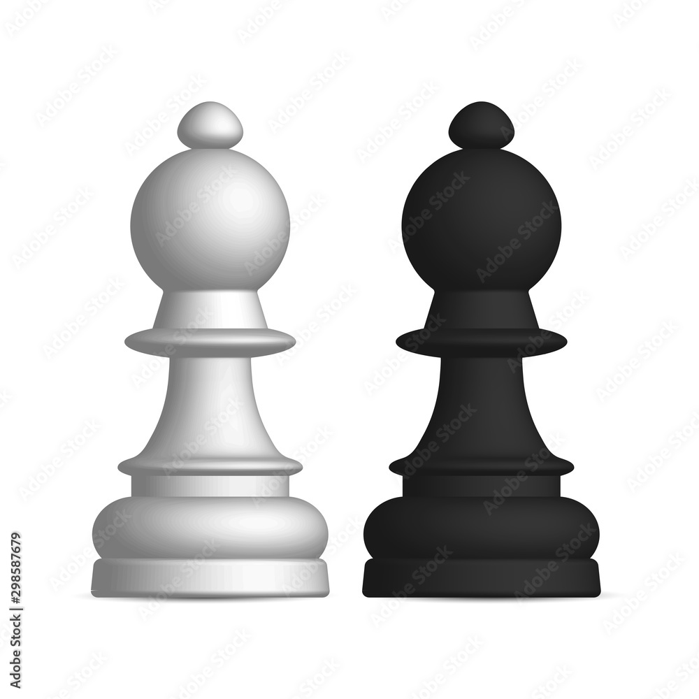 Chess Pieces Stock Illustration - Download Image Now - Art, Bishop - Chess  Piece, Black Color - iStock