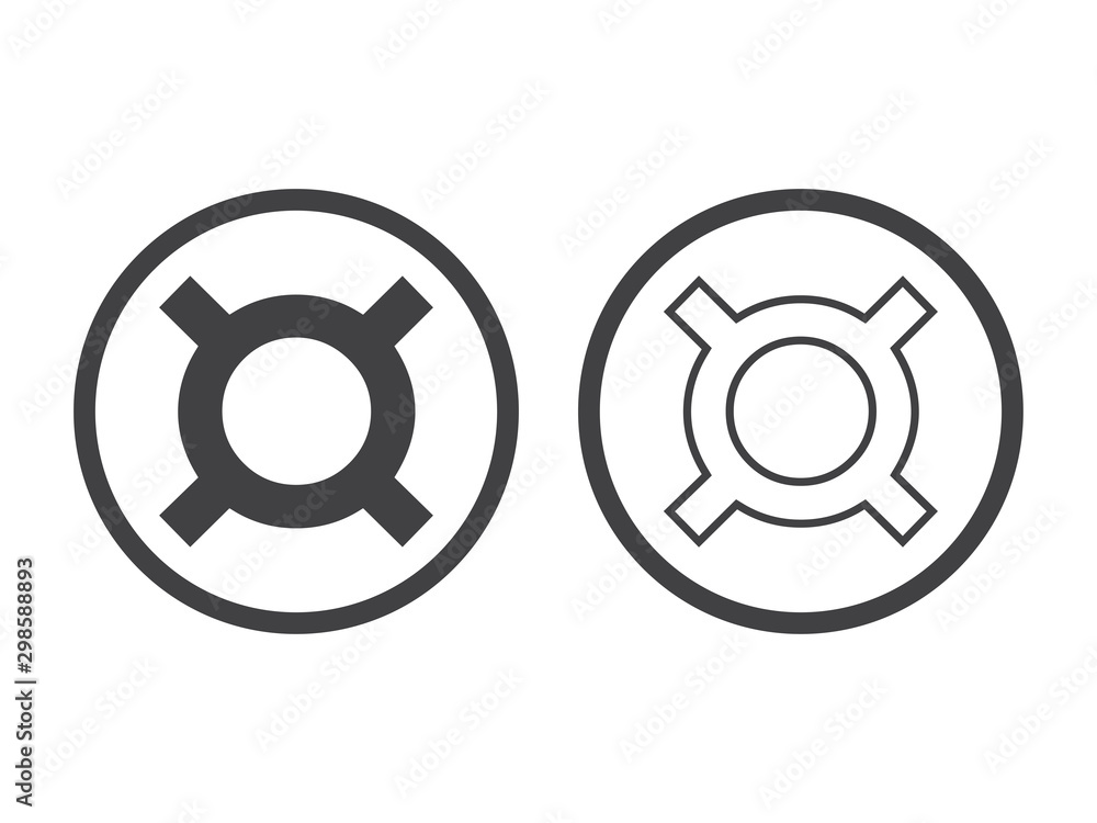 Generic currency symbol isolated on white background. Generic currency symbol isolated on white background.