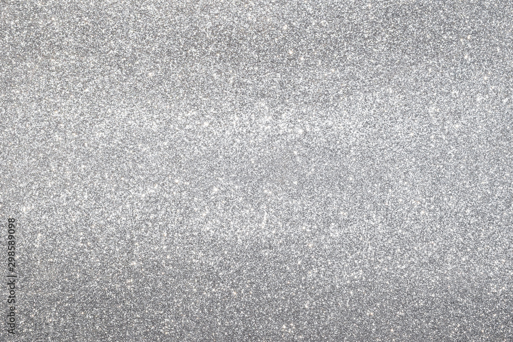 Obraz premium silver glitter abstract background 