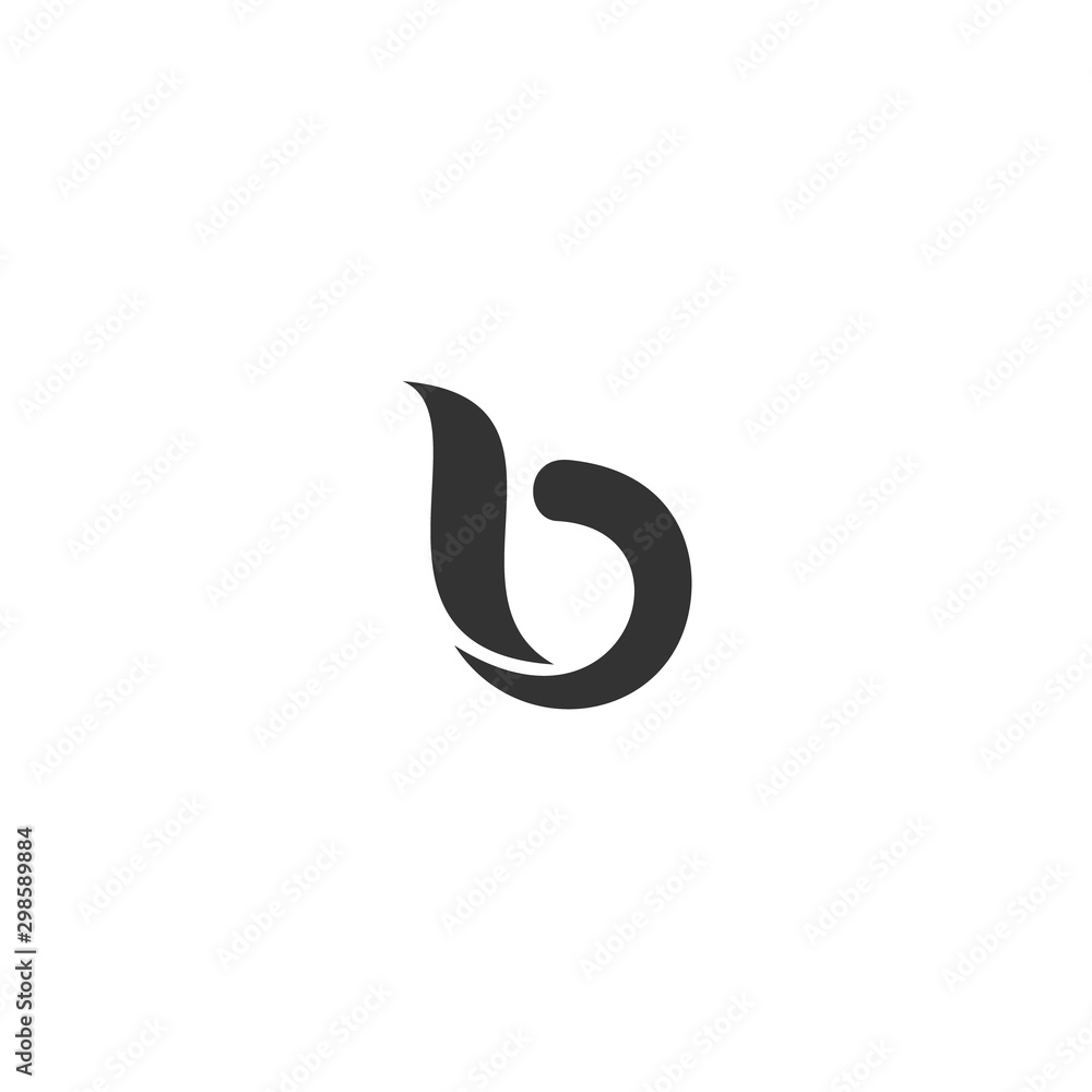 Letter B Logo Template Vector. B monogram logo vector. B symbol vector. Letter B Logo Template Vector. B monogram logo vector. B symbol vector.