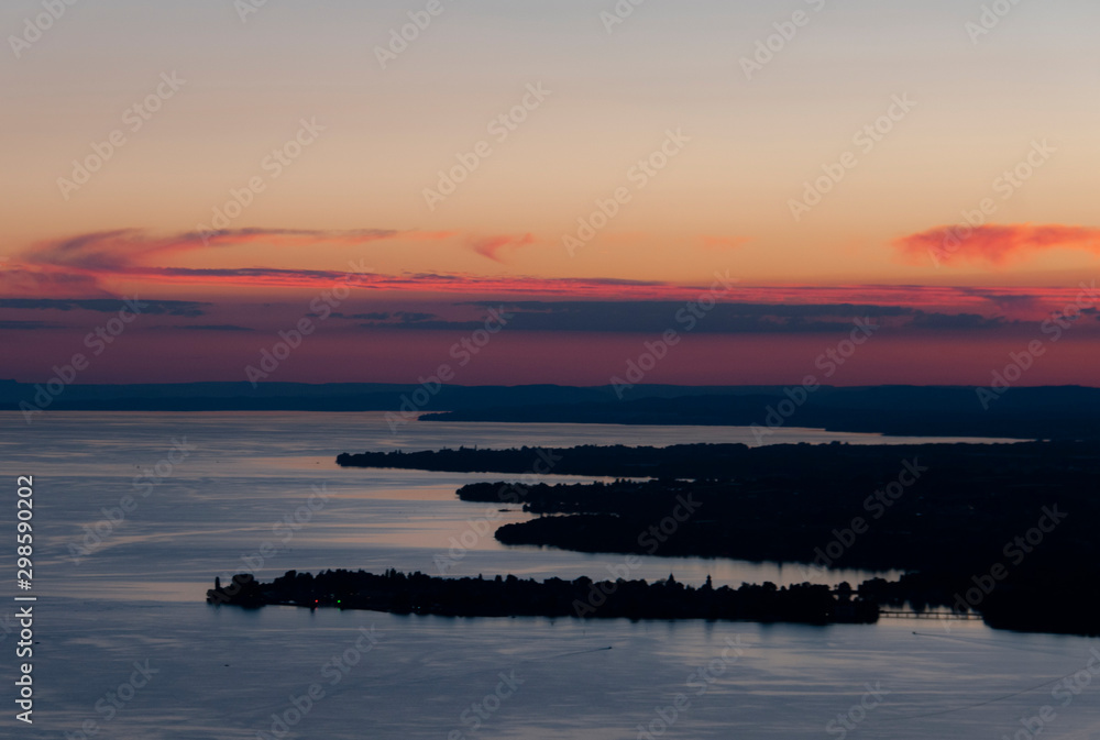 Sunset over Bodensee