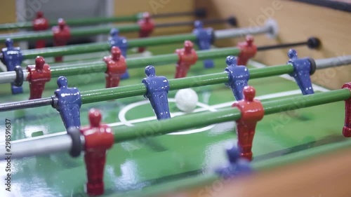 Wallpaper Mural Close up of a Pebolim table, during a competition between friends. Torontodigital.ca