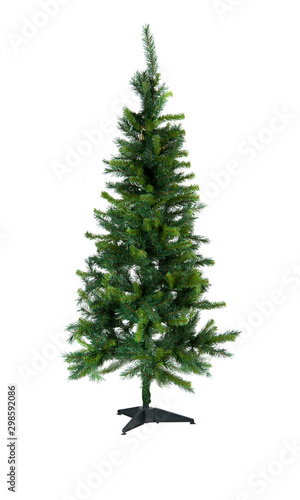 christmas tree isolated on white