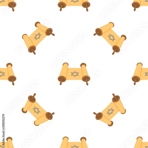 Illustration on theme big colored pattern torah