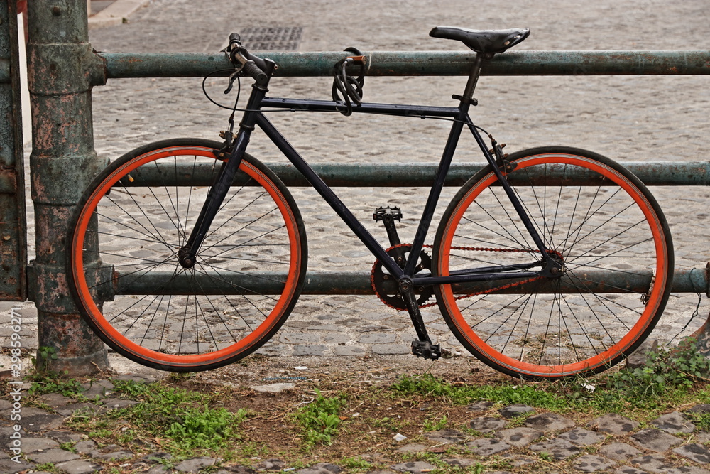 Fototapeta premium Bici d'epoca a Roma
