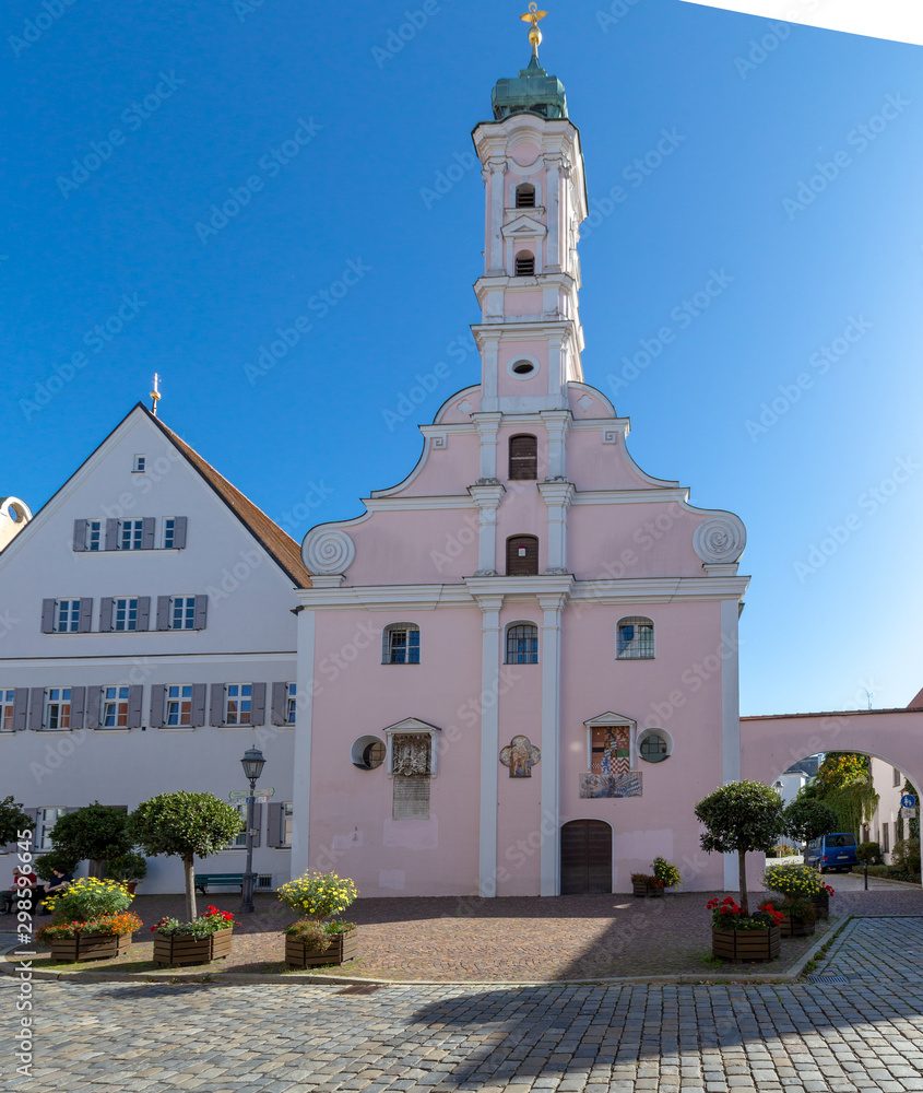 little town Aichach in Bavaria