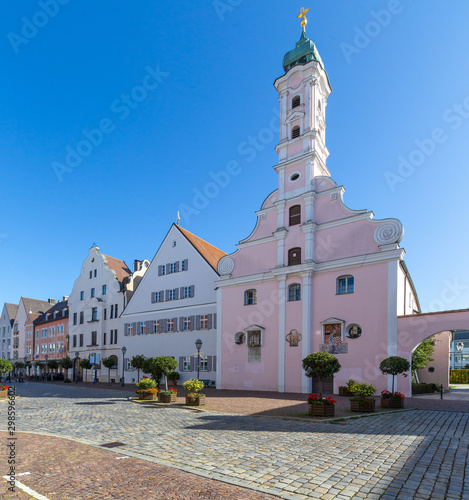 little town Aichach in Bavaria