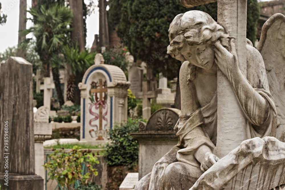 Cimitero acattolico del Testaccio a Roma
