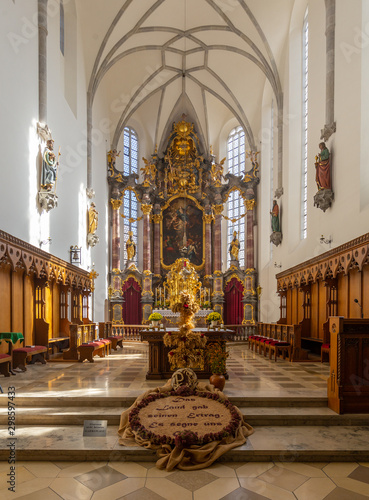 Obraz na płótnie little town Aichach in Bavaria w salonie