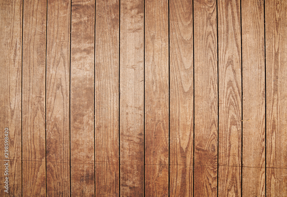 Brown painted natural wood with grains for background and texture Brown painted natural wood with grains for background and texture