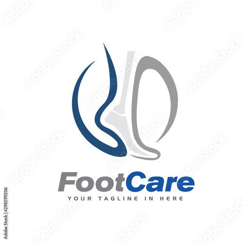 Circle foot care logo design inspiration