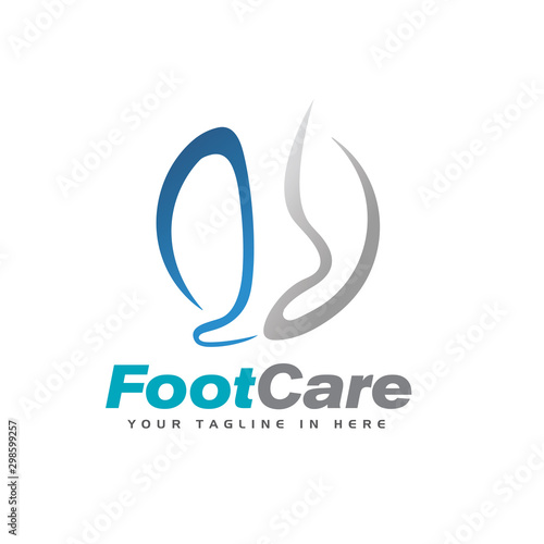 circle foot care logo design inspiration