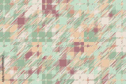 Modern glitch background. Color geometric abstract pattern vector.