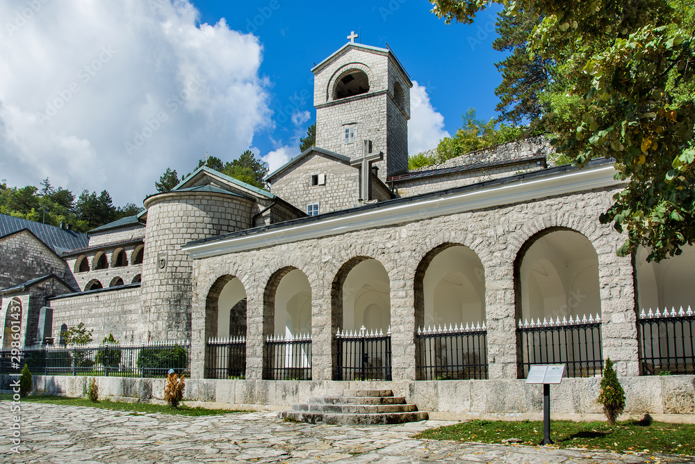Klasztor w miasteczku Cetinje, Czarnogóra