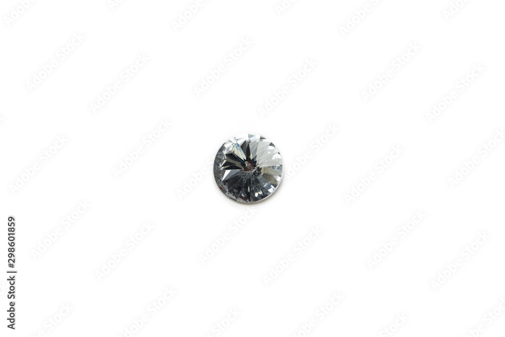 decoration with stone diamond star 