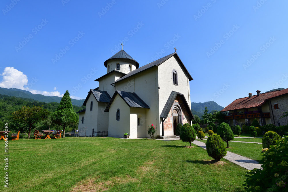 Church of Assumption of the Mother of God of the Monastery of Moraca Montenegro