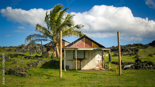 Beach Shack on Rapa Nui, Easter Island