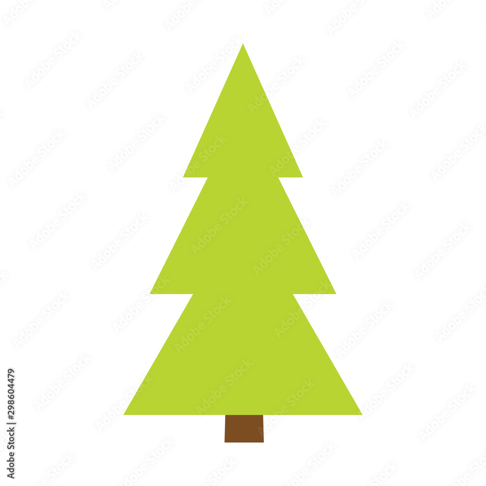 Tree icon. Forest vector symbol. Flat web sign on white background Tree icon. Forest vector symbol. Flat web sign on white background
