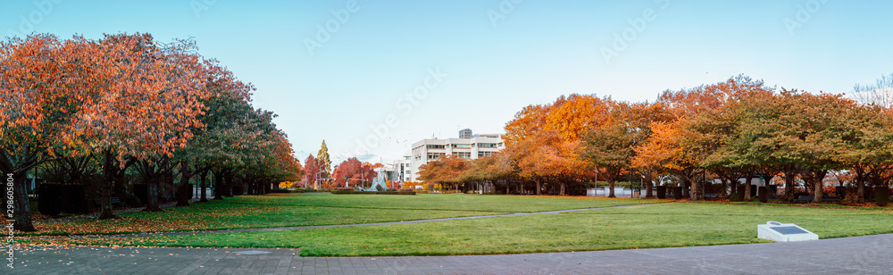 Oregon State Capitol State Park in Autumn season