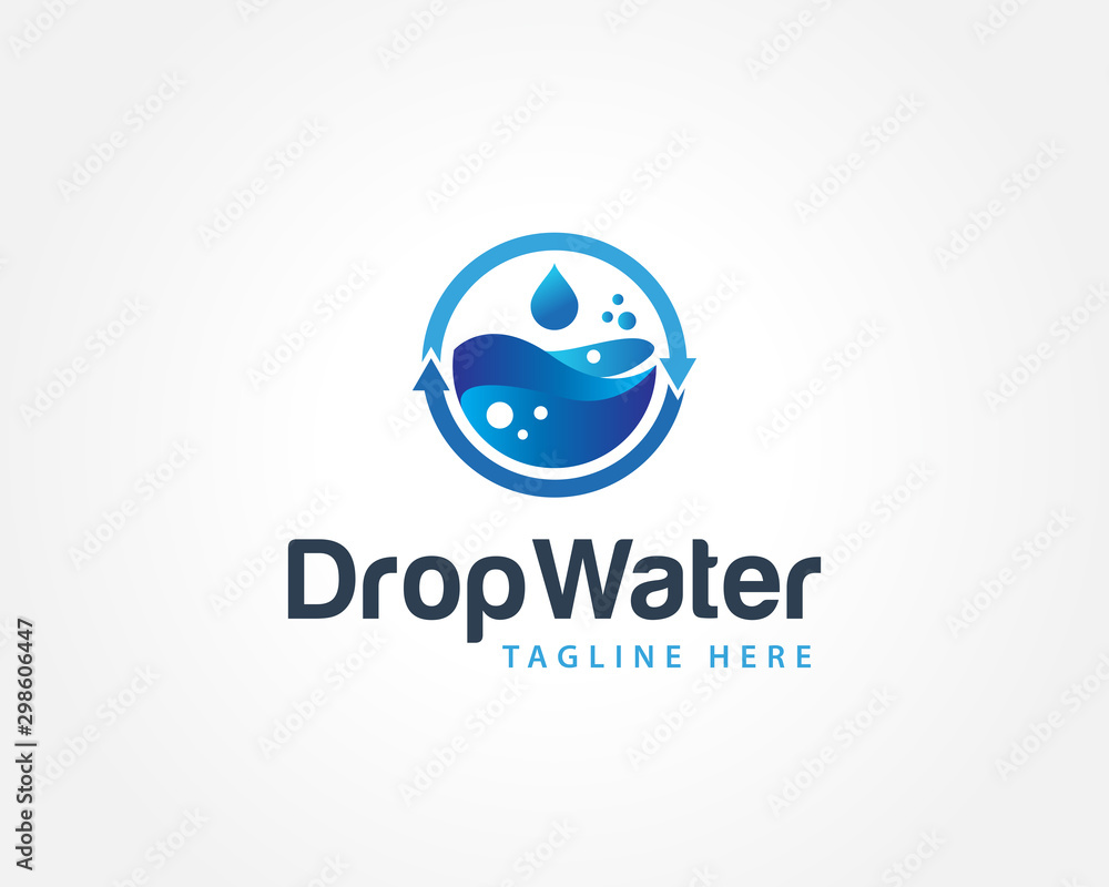 Ecology logo, Water Drop Logo, Water Drop Design Vector Template vector illustration Ecology logo, Water Drop Logo, Water Drop Design Vector Template vector illustration