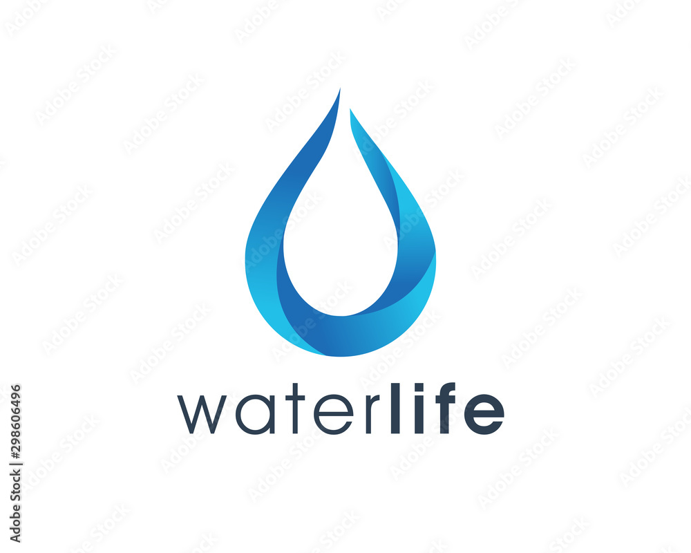 Ecology logo, Water Drop Logo, Water Drop Design Template vector illustration Ecology logo, Water Drop Logo, Water Drop Design Template vector illustration