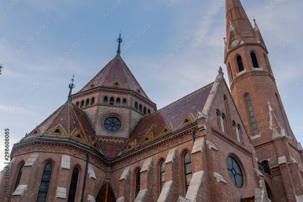 roof of Mathias church, Budapest, 