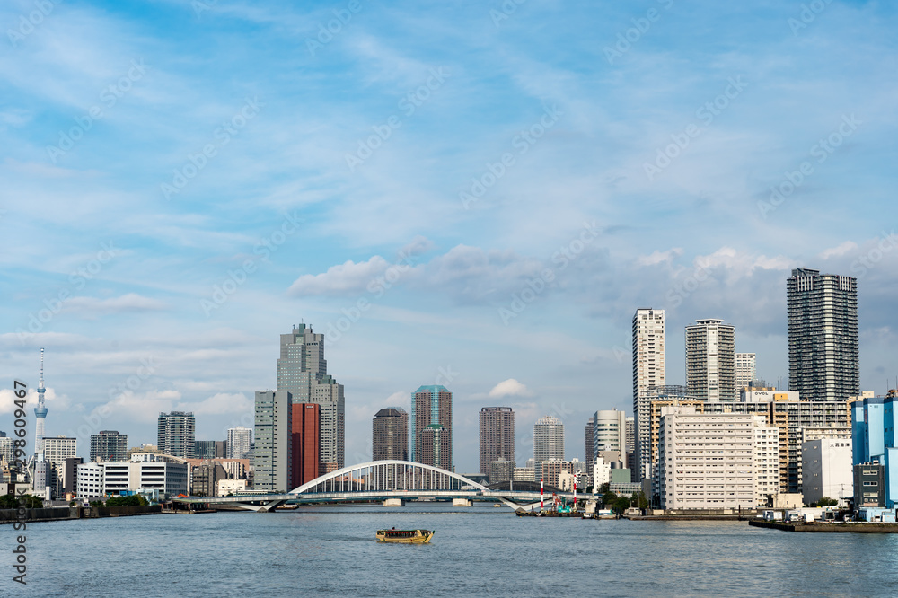 Obraz premium 東京都港区竹芝から見た東京の景色