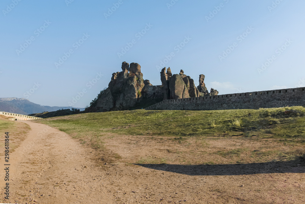 Ruins of The Belogradchik Fortress known as Kaleto, Bulgaria