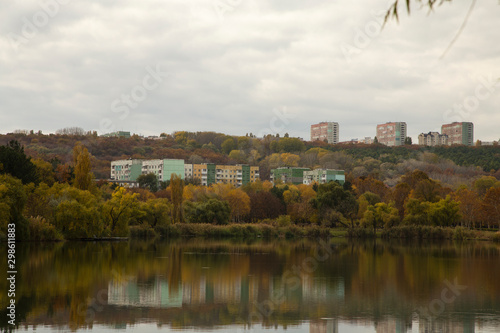 Autumn urban landscape.