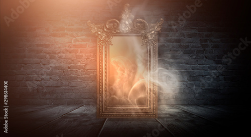 Dark room, a magical antiqu...
