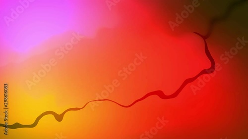 Organic liquid vibrant colors, seamlessly looping background texture