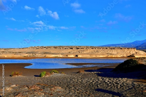 Natural lagoon of the "Red Mountain" Reserve