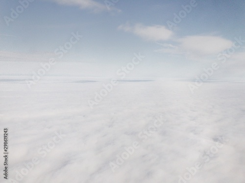 cloudy view from the plane © dmitry_zubarev