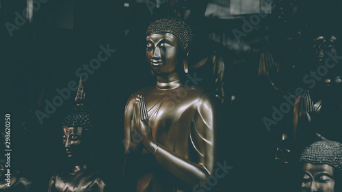 Buddha statue used as amulets of Buddhism religion. vacation holiday asia culture travel