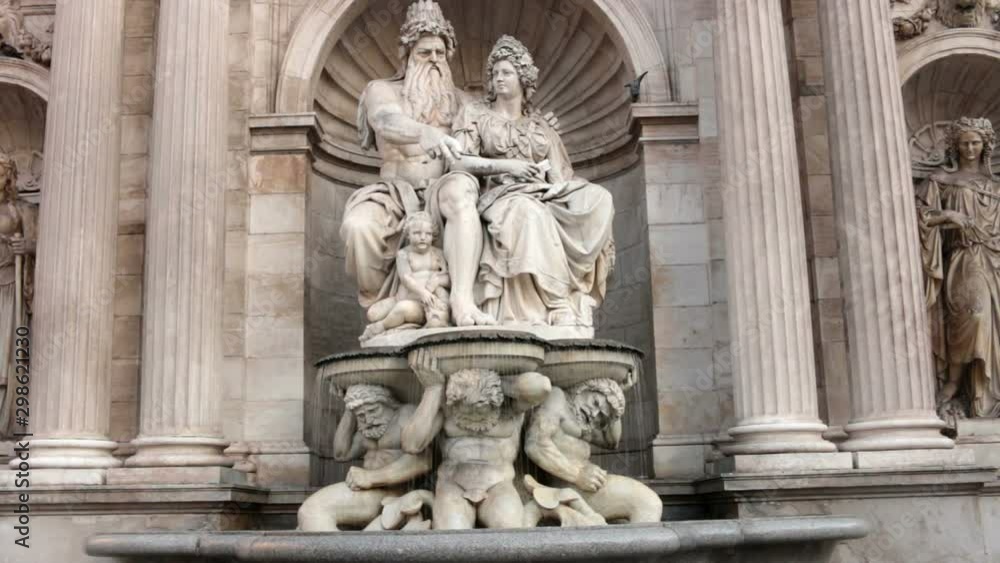 Danubius fontain Albertina Vienna Austria Danubius fontain Albertina Vienna Austria