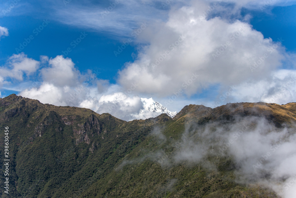 Andes. View from the Machupicchu mountain