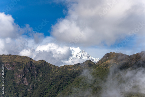 Andes. View from the Machupicchu mountain